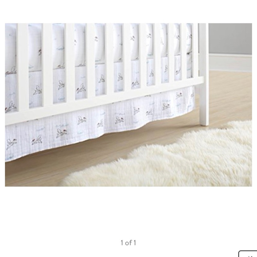 Aden + anais crib skirt